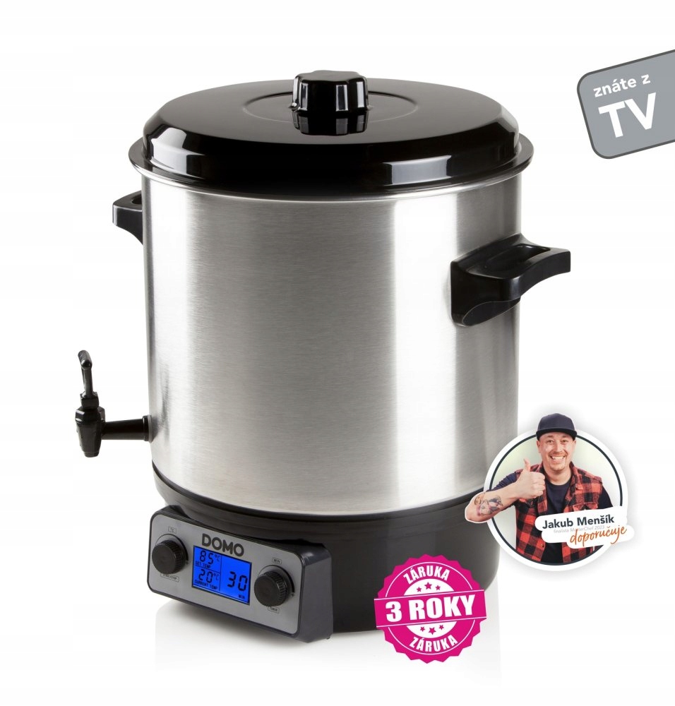 Zavařovací hrnec nerezový s LCD Domo DO42325PC