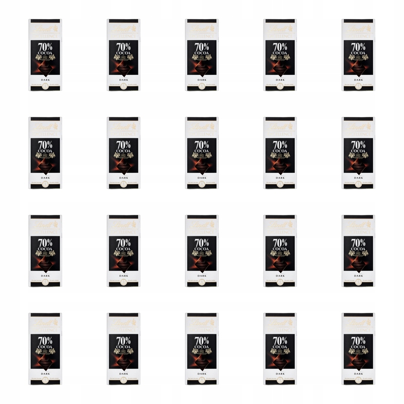 Lindt Excellence 70% Cocoa 100g X20