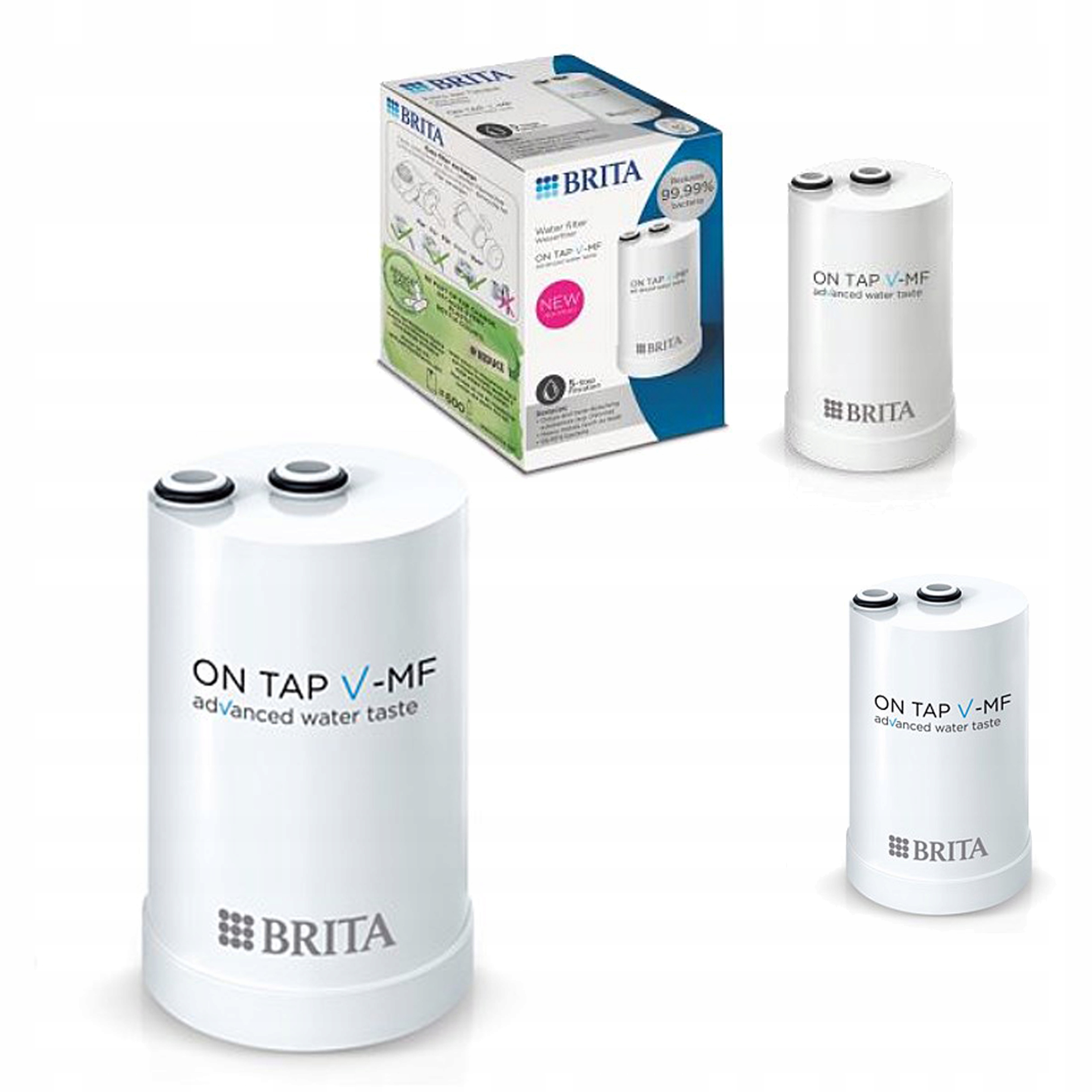 Wkład Brita Filtrujący. Skutecznie usuwa Bakterie i chlor Brita V-mf Cu CE2