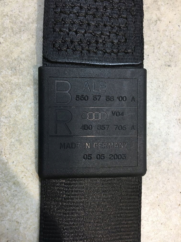 tension belt safety left front A6 C5 FL 4B0857705A