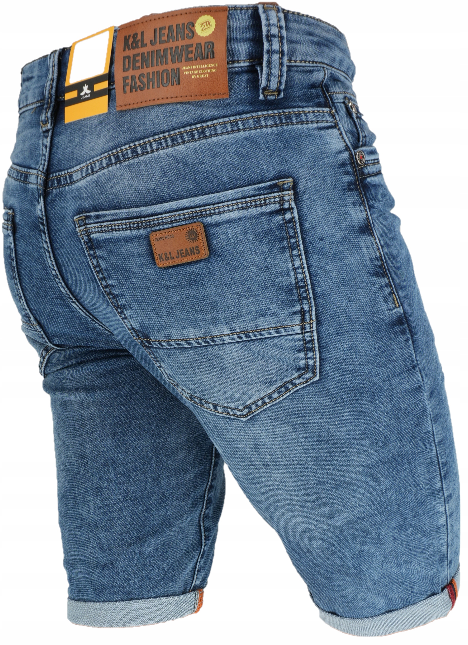 Spodenki Męskie Jeans Krótkie Rozmiar W31