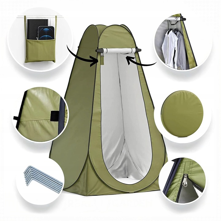 Stan Plážová převlékárna Sprcha Toaleta Wc Turistická toaleta