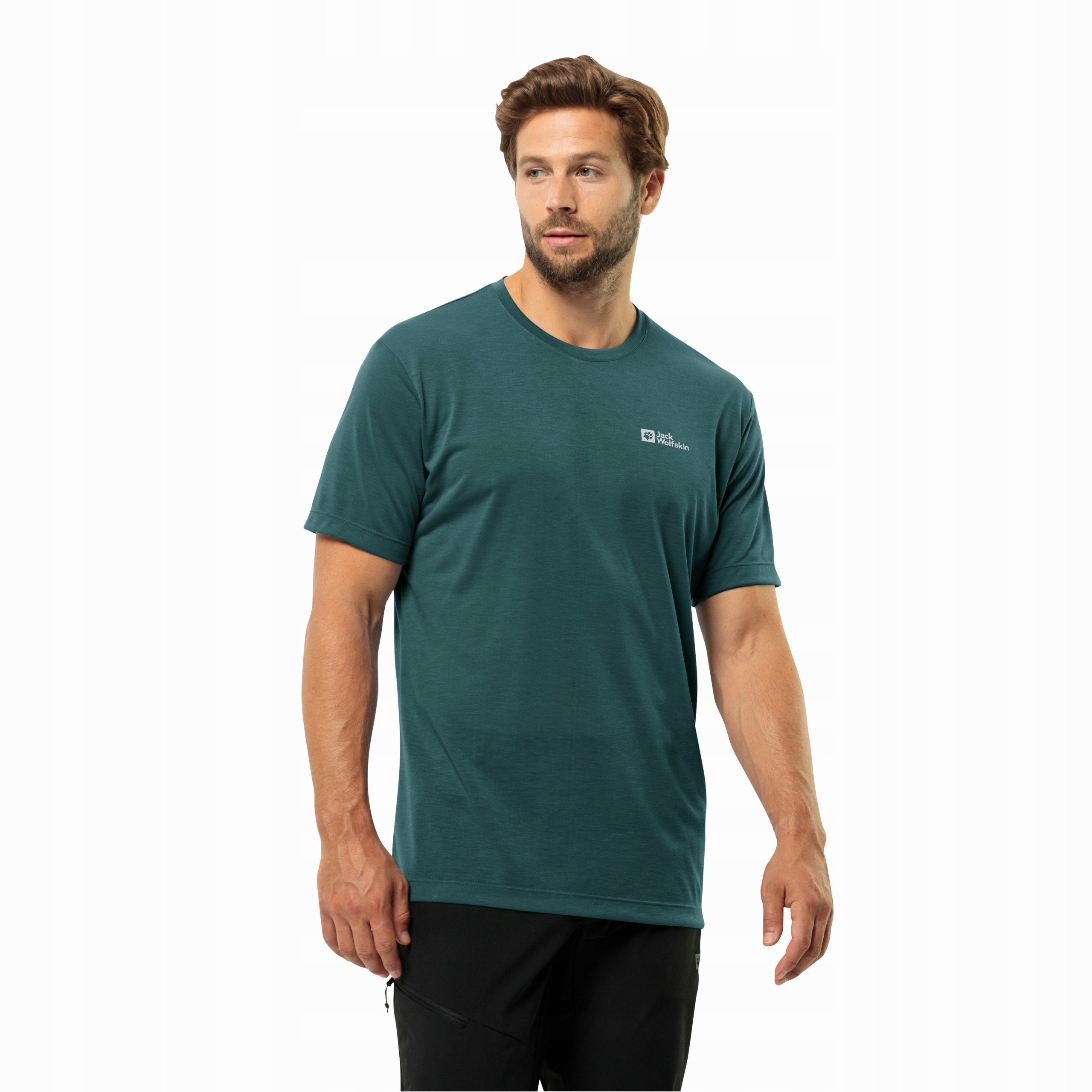 Męski t-shirt szybkoschnący koszulka Jack Wolfskin Vonnan S/s T M