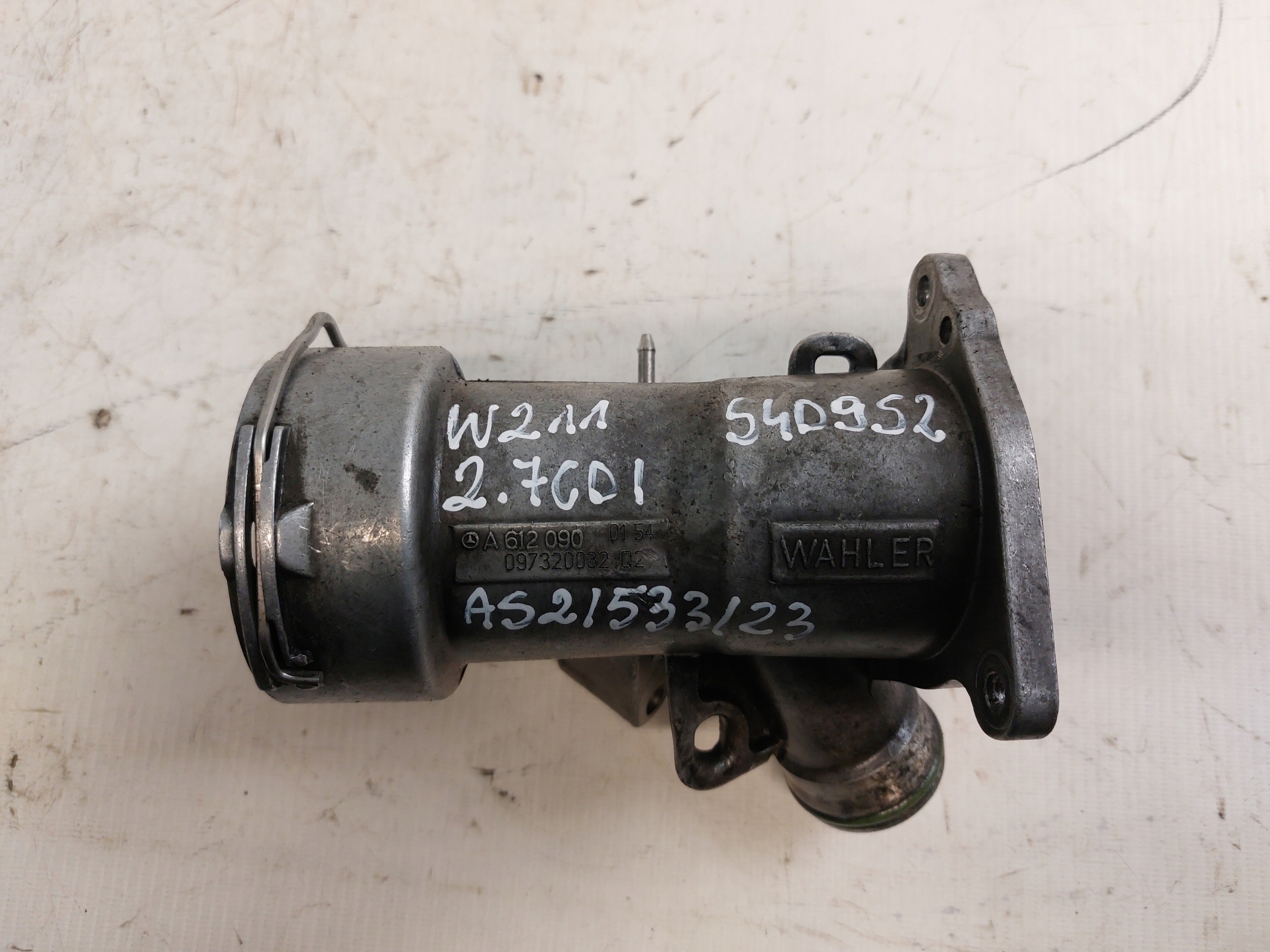 cover EGR MERCEDES W211 2.7CDI