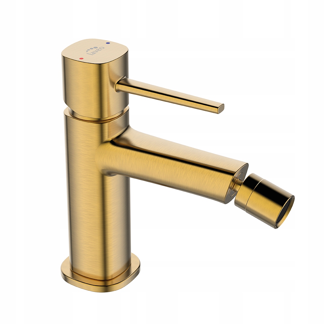Stojanková Bidetová Batéria Z Brúseného Zlata S Klik-klak Zátkou Laveo