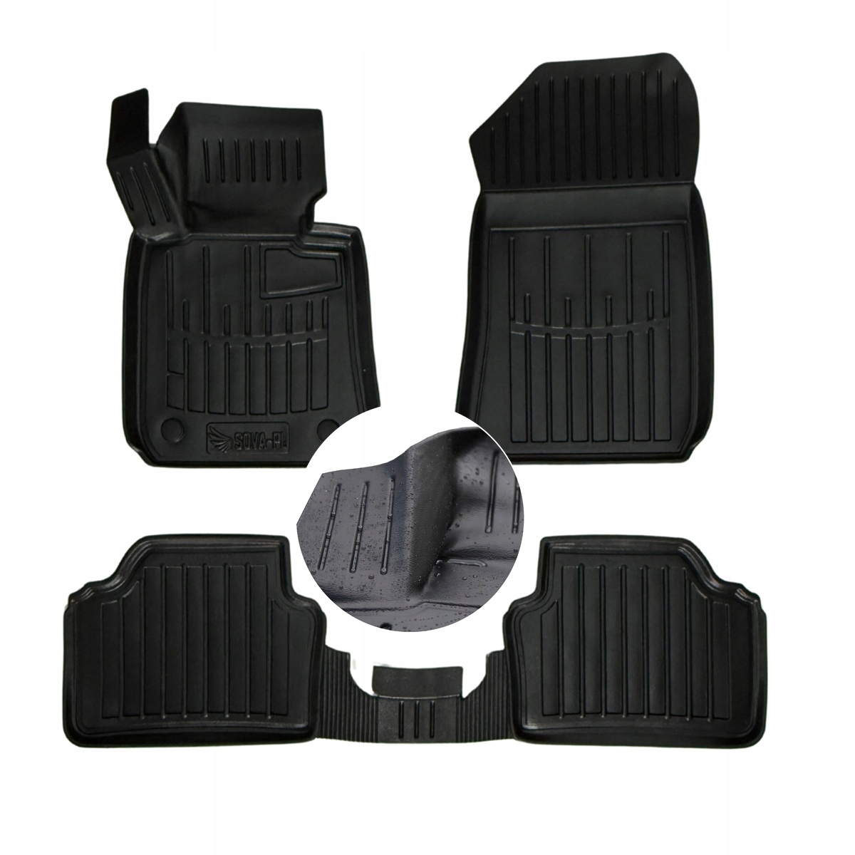 Gumové stěrače Bmw 3 E91 2004–2013 Korytka Ud