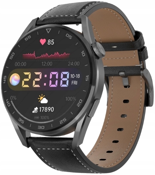 PASEK DO SAMSUNG GEAR S3 GALAXY WATCH 46MM 3 45MM Materiał skóra naturalna