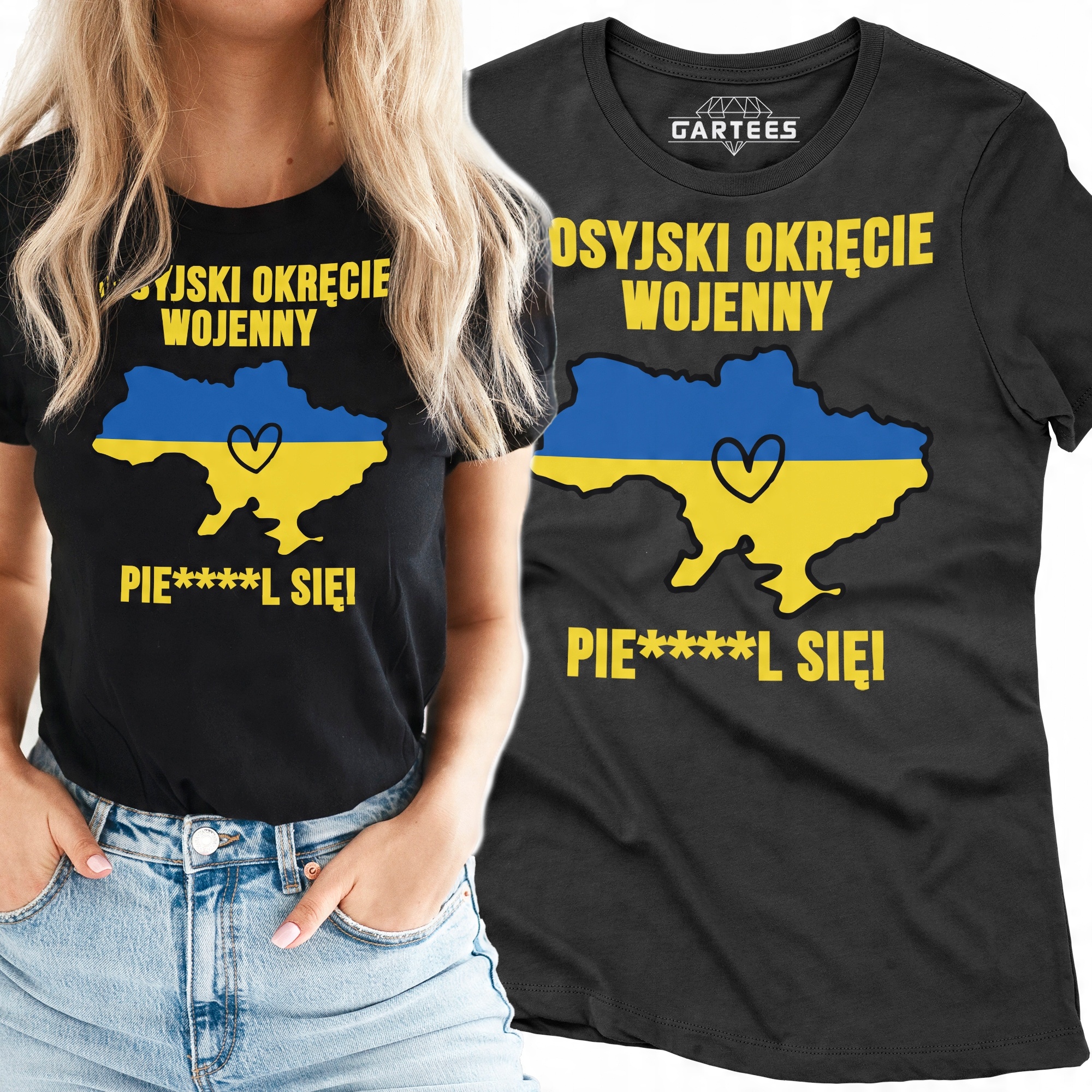

Koszulka Damska Putin Wojna Wolna Ukraina War