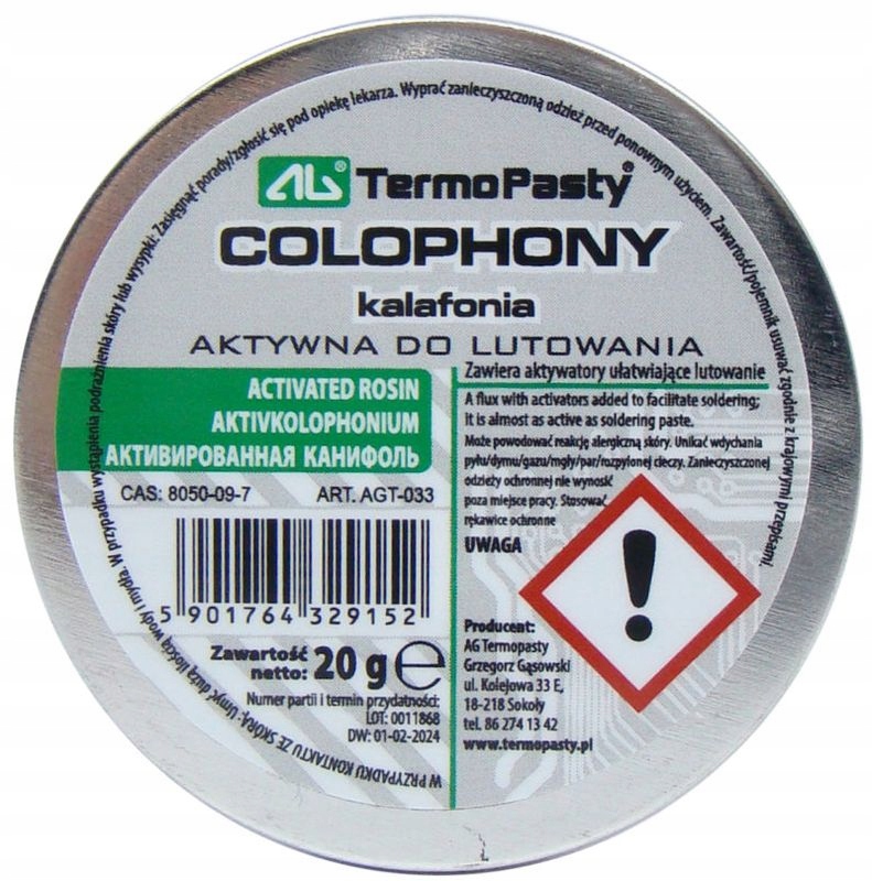 

Kalafonia 20g mini AG08