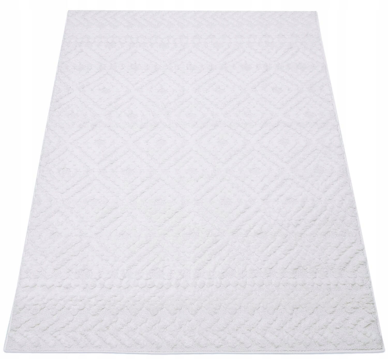 Koberec Měkký Do Obývacího Pokoje Ložnice Módní Koberce Shaggy Tlustý 3D Boho 120X180