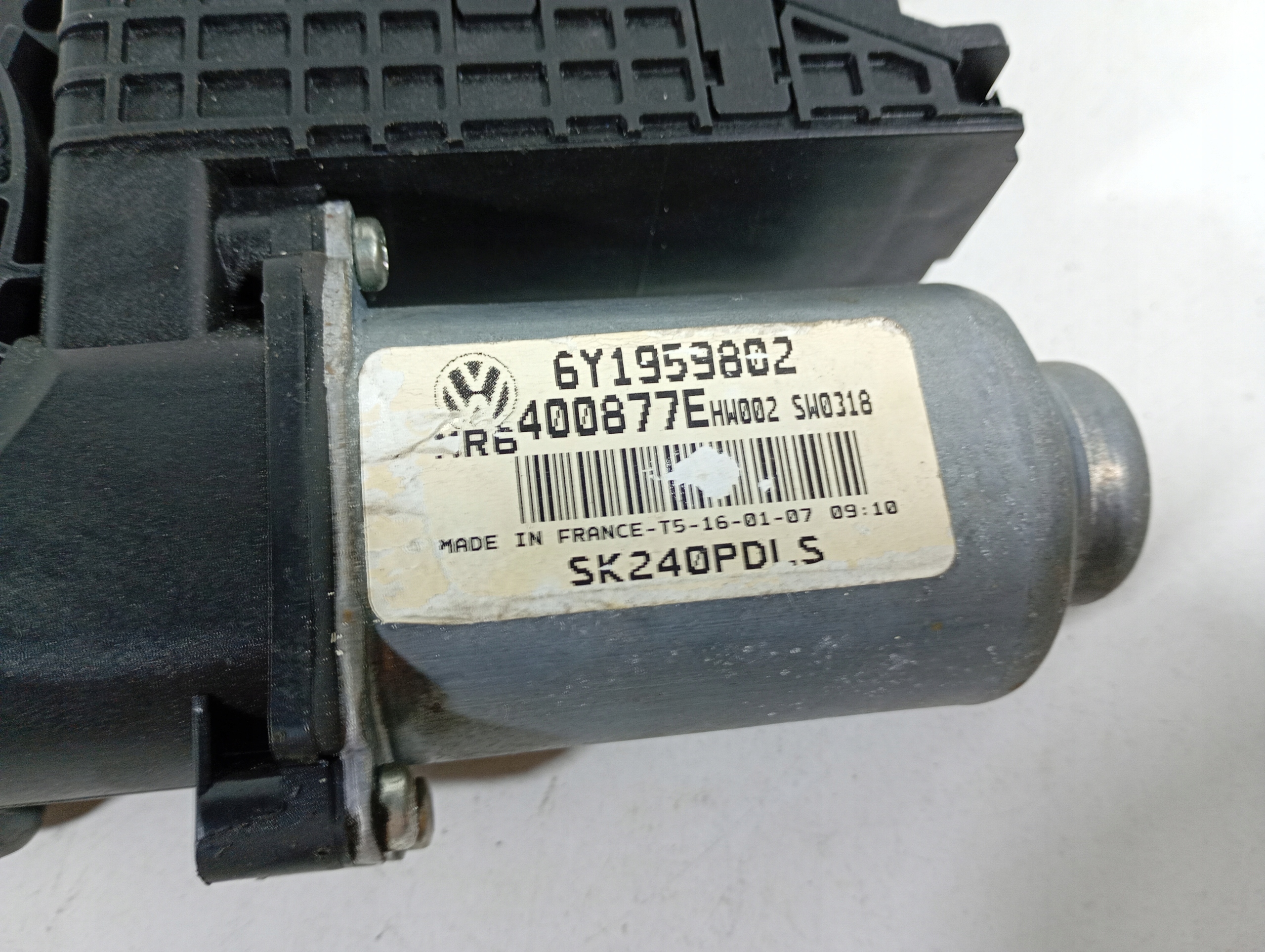 Skoda Fabia 1 and 99-08 engine mini motor windows right front OE 6Y1959802