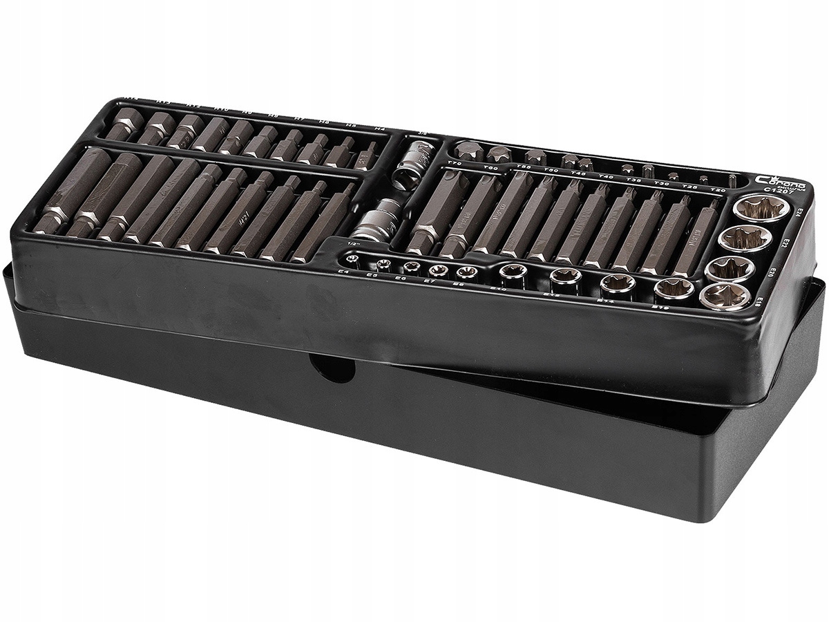 WKŁAD - ZESTAW BITÓW IMBUS H4-H14,TORX T20-T70 I NAS. TORX E4-E24,S2 55 ELE Marka RICHMANN