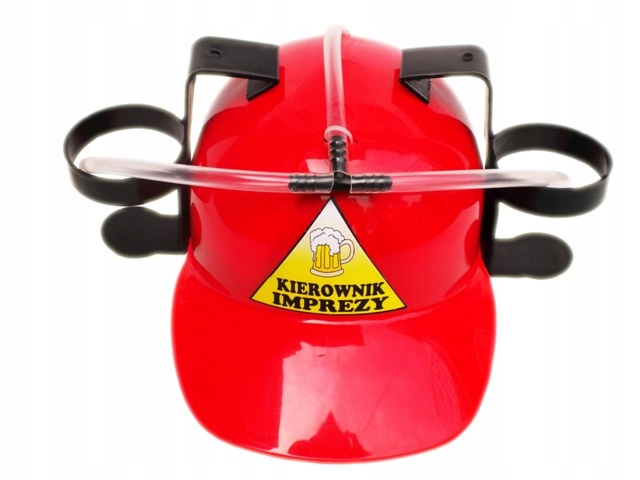 

Kask Na Piwo Czerwony hełm Piwny śmieszny
