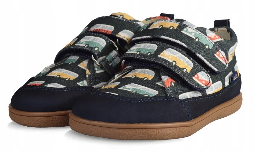 Trzewiki Dziecięce Półbuty Barefoot Mido Shoes Retro Bus R.22