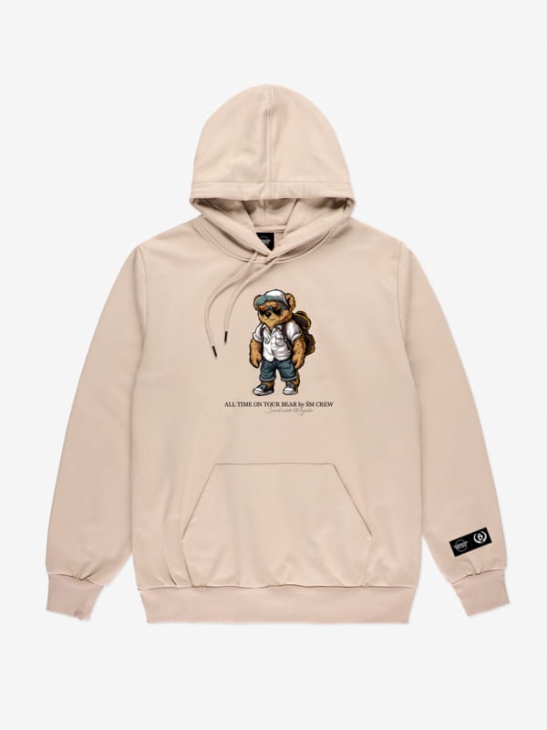 Mikina Środowisko Miejskie 'all Time On Tour Bear' Béžová vel. XL