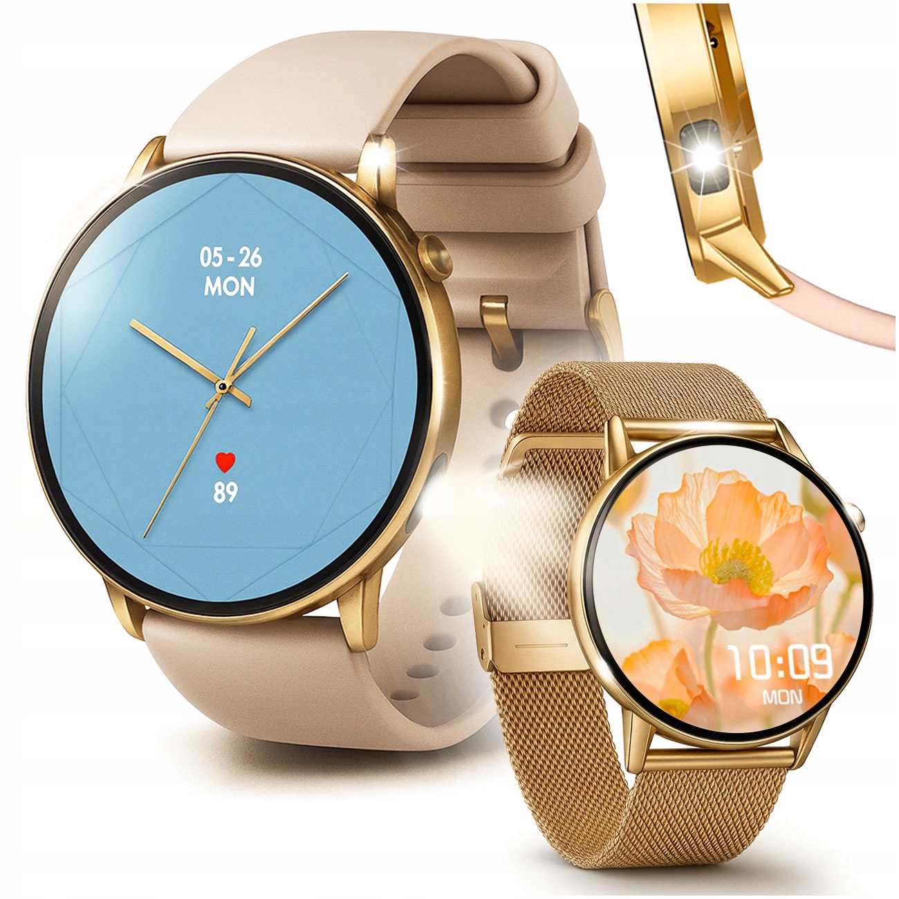 Dámské Chytré Hodinky Amoled Conversations Menu Polský Zdraví Sport Chat Gpt Gold