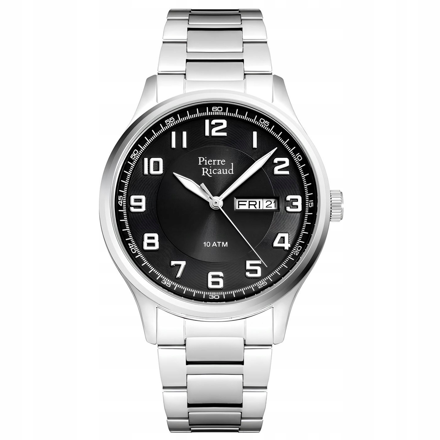 Pánské Hodinky Pierre Ricaud P60043.5124Q Stříbrný náramek