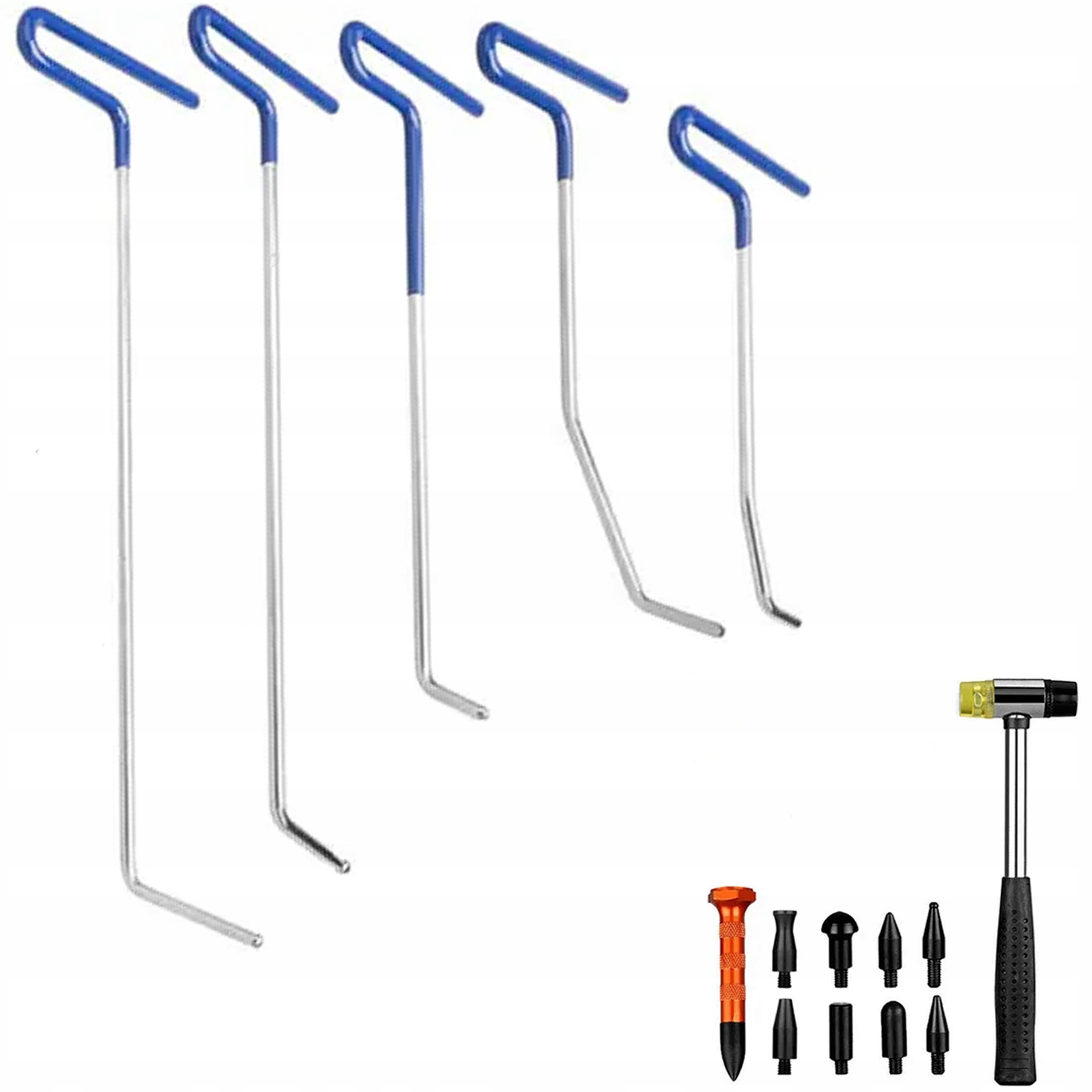 Nástroje dráty pro automobilové tyče na odstraňování promáčklin Kladívko