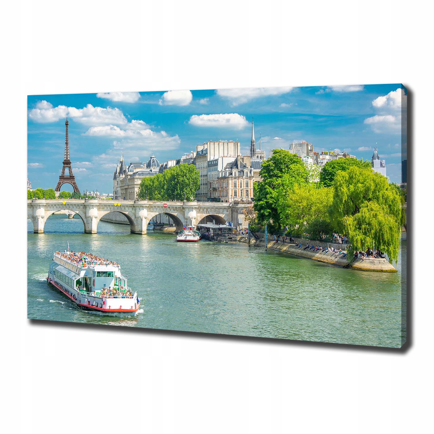 

Foto obraz na płótnie Sekwana Paryż 100x70 cm
