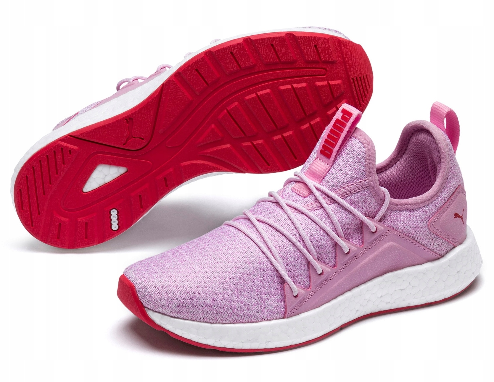 Dámské boty Puma Nrgy Neko Knit vel.35,5 dětské růžové lehké tenisky