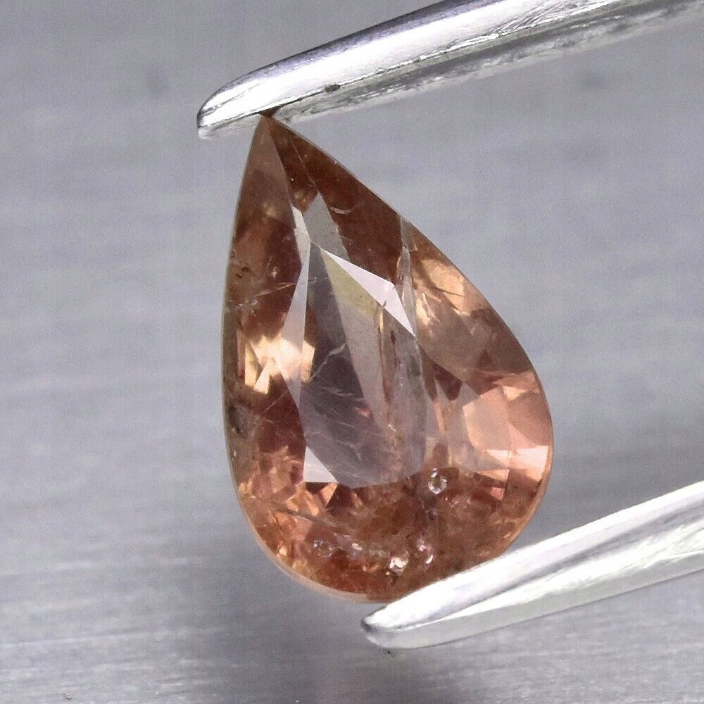 Přírodní Safír 0.96ct Hnědá Slza eCertifikát Wbd