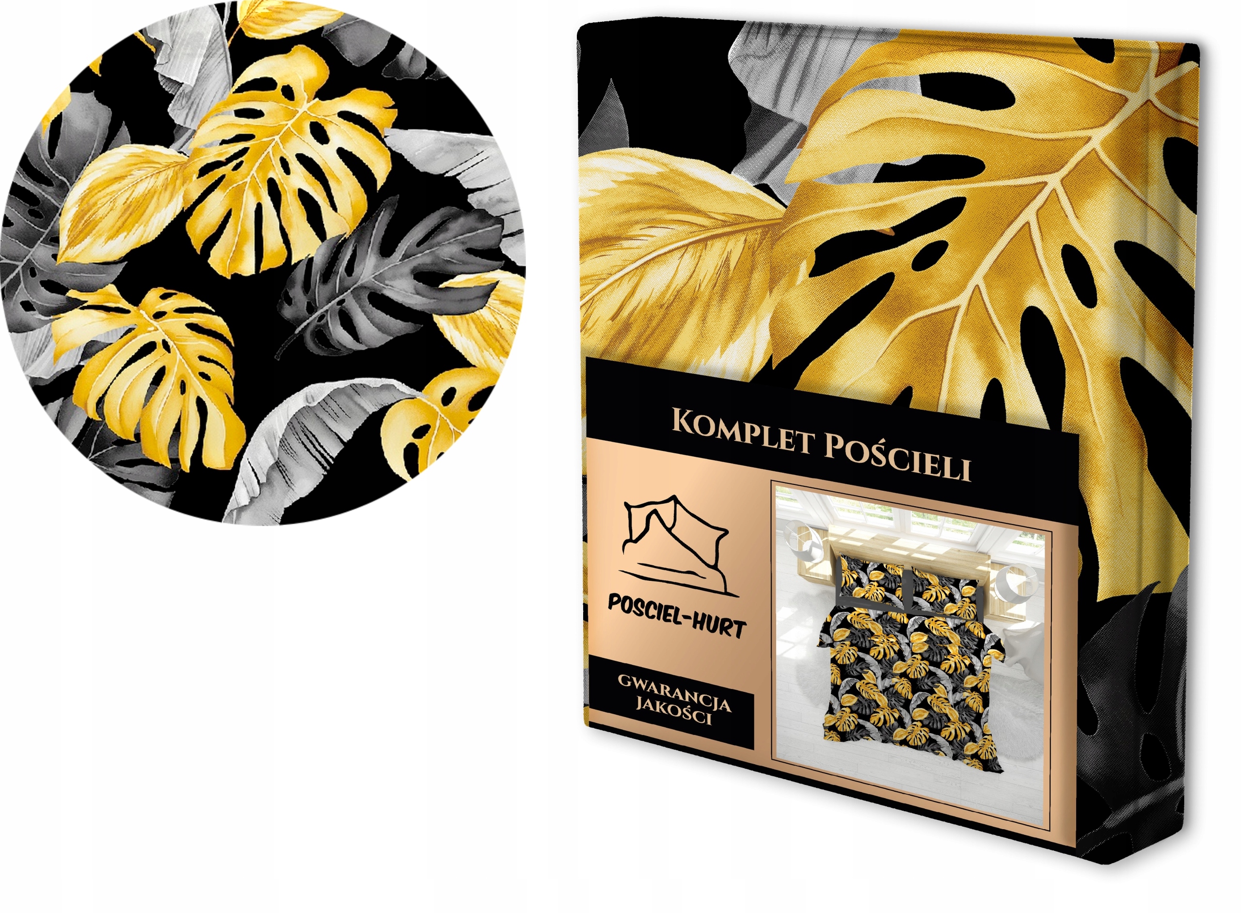 Krepové Povlečení 160x200 2x70x80 Bavlna 100% Bielawa Produkt Polský Čar