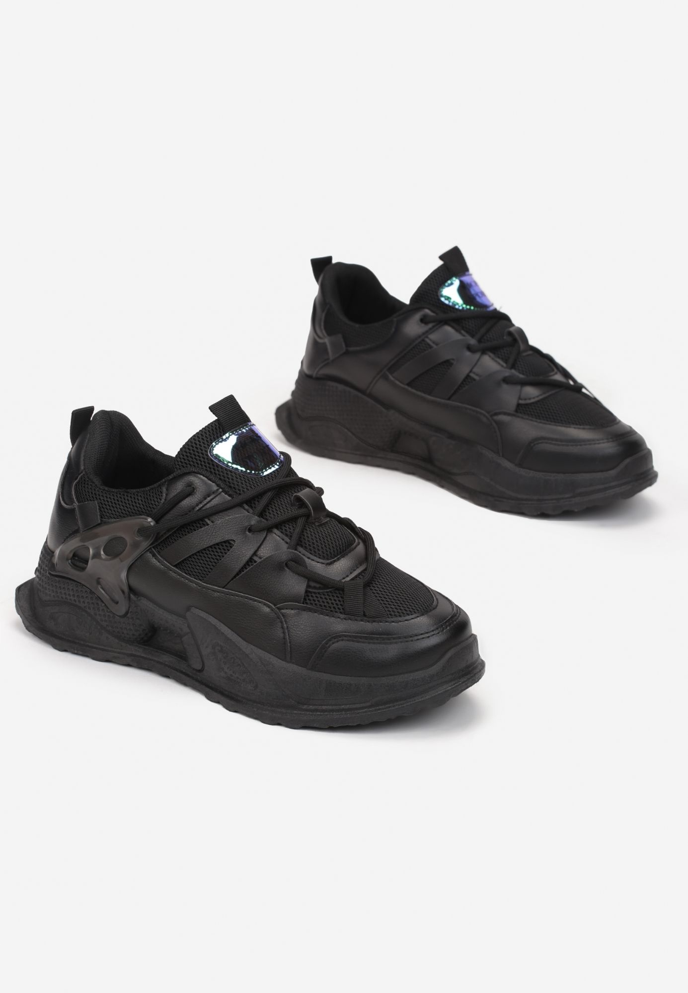 

Renee Czarne Sneakersy damskie 36