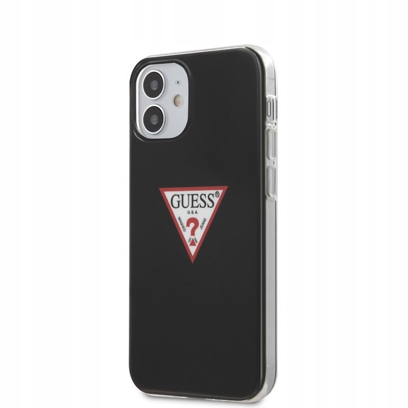 Guess Triangle Logo Etui iPhone 12 Mini (czarny)