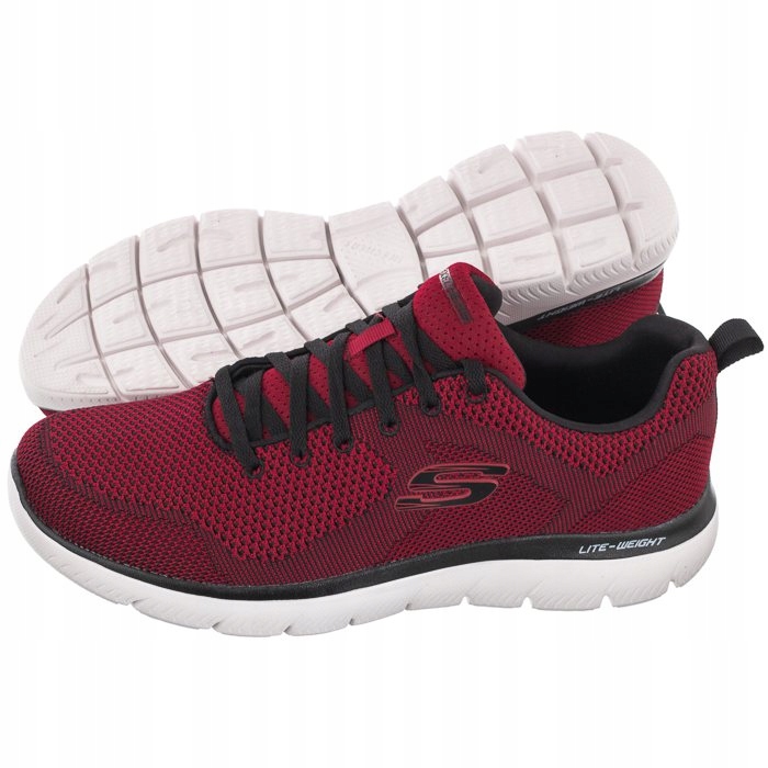 Pánské tenisky Skechers Summits Red/Black 232057 Bordové