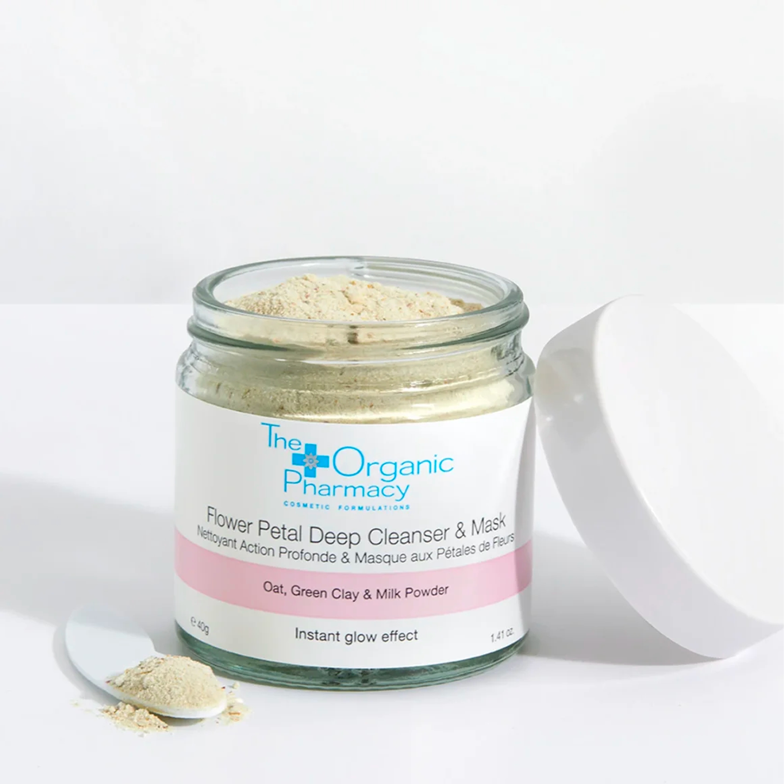 THE ORGANIC PHARMACY FLOWER PETAL DEEP CLEANSER & EXFOLIATING MASK 60 G Marka inna marka