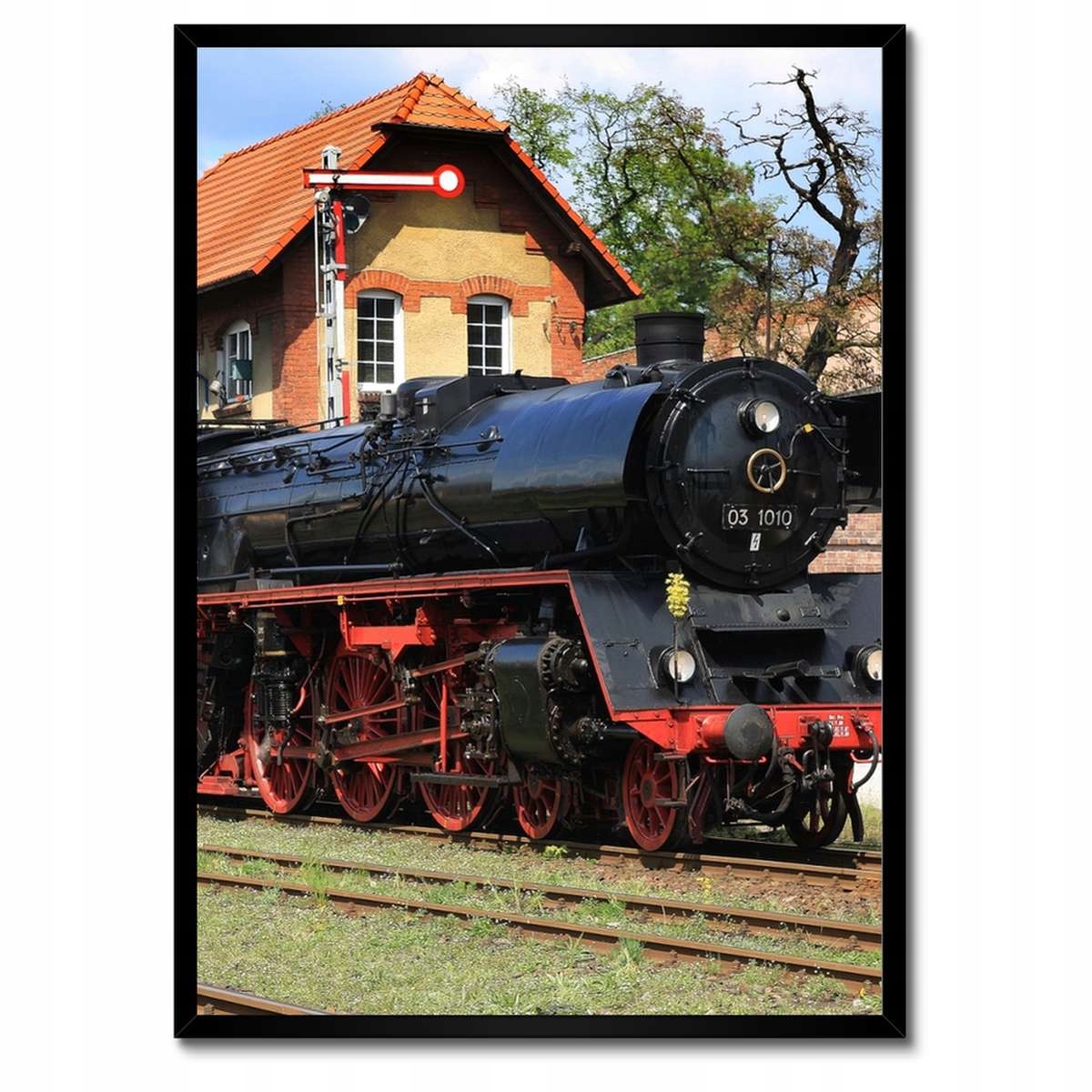 Plakáty v rámu 50x70 Přehlídka parníků Wolsztyn