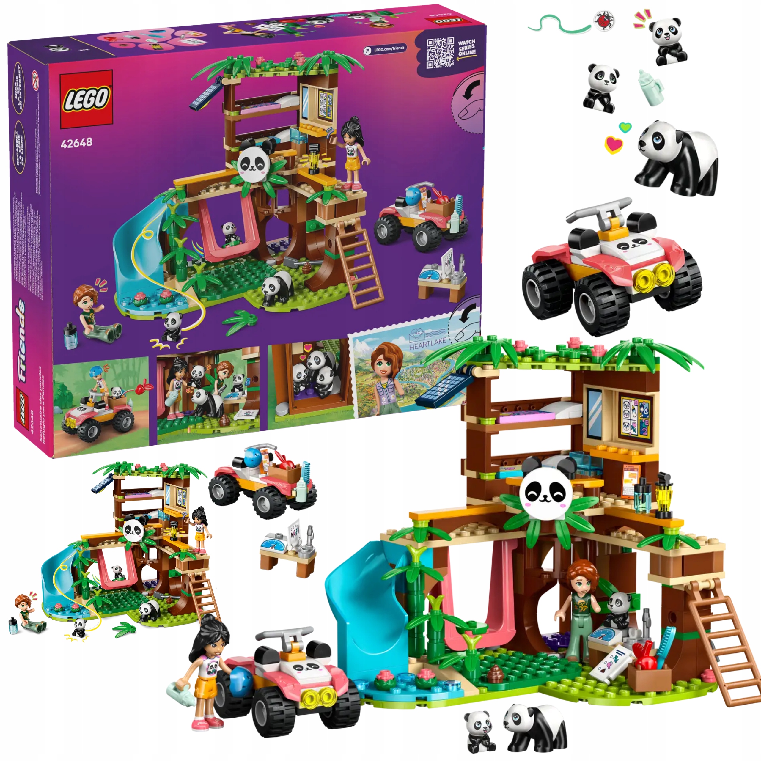 Lego Friends 42648 Opieka Nad Pandami W Rezerwacie Klocki Pandy 243el.