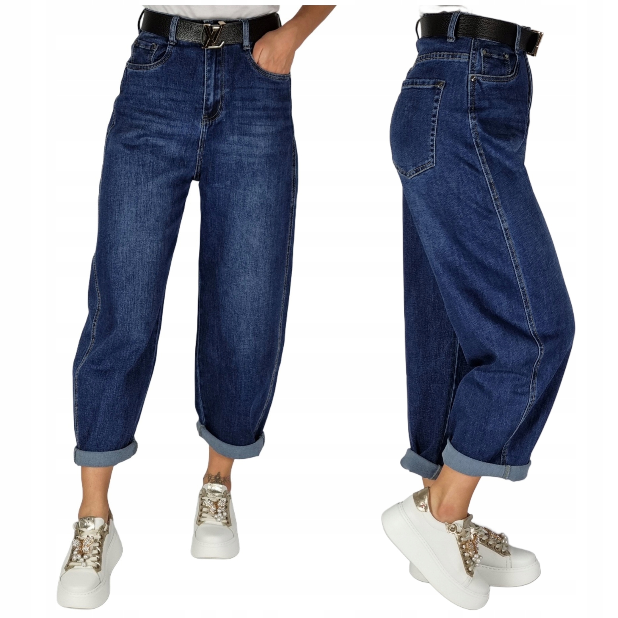 Spodnie Jeansowe Balloon Fit Verden Jeans Rozmiar L