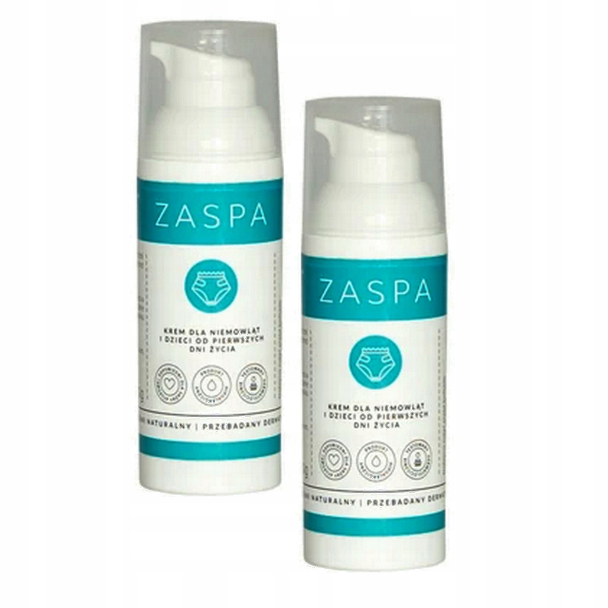 2 x ZASPA KREM PIELUSZKOWY NA ODPARZENIA 50ml