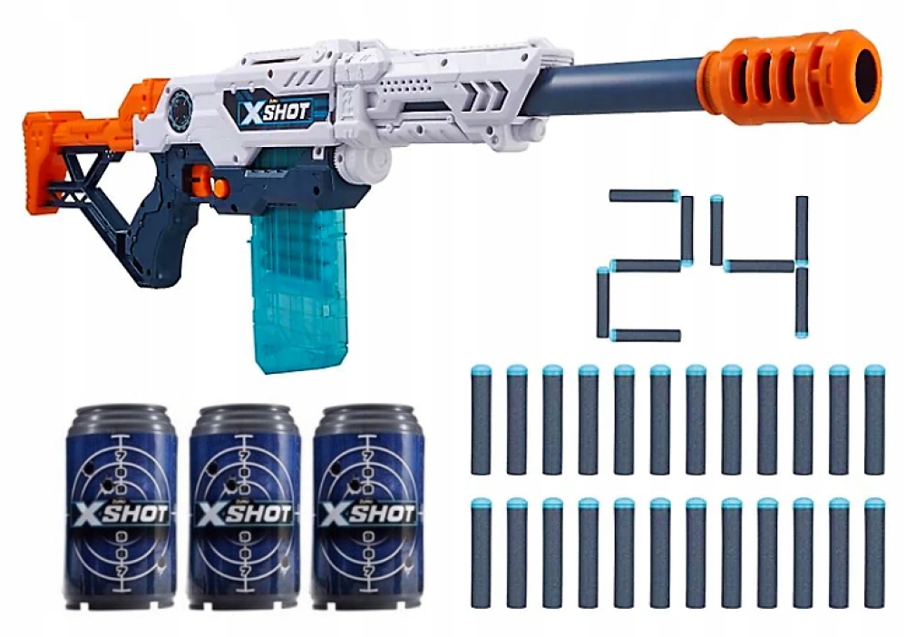 

X-shot Max Attack Pistolet Na Strzałki Karabin