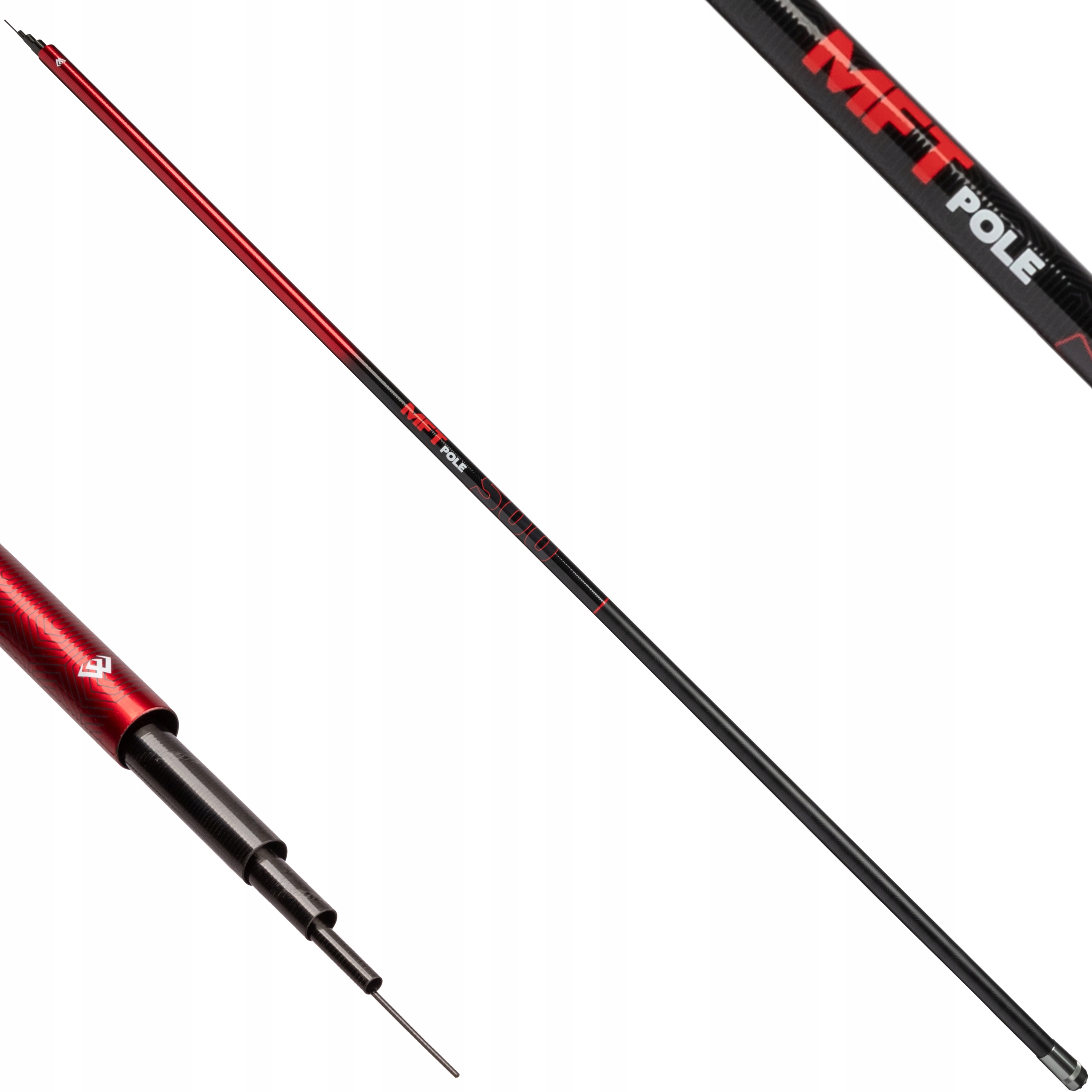 Lekki Węglowy Bat wędka Mft Pole 600 Mikado 6m 25g