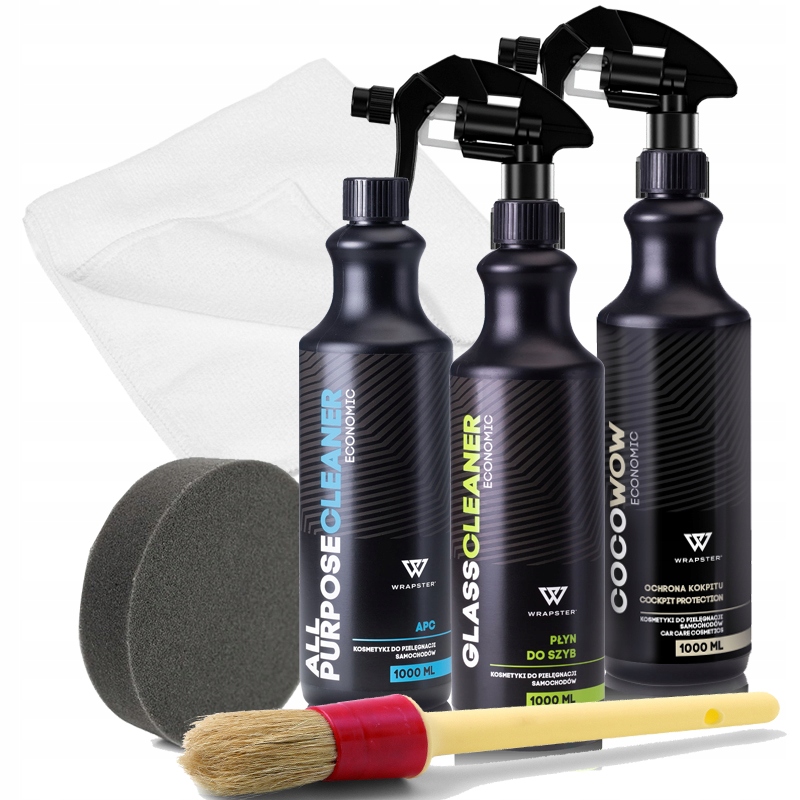 

Wrapster Zestaw Do Wnętrza Pojazdu Plastiku+gratis