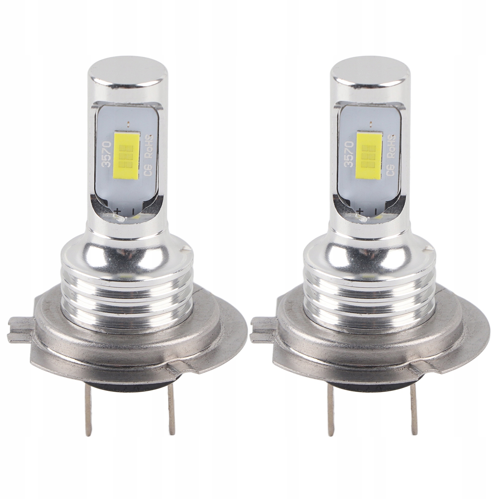 2 SZT. ŻARÓWKA LED H7 80W 6000K BIAŁA 12-24V Producent inny