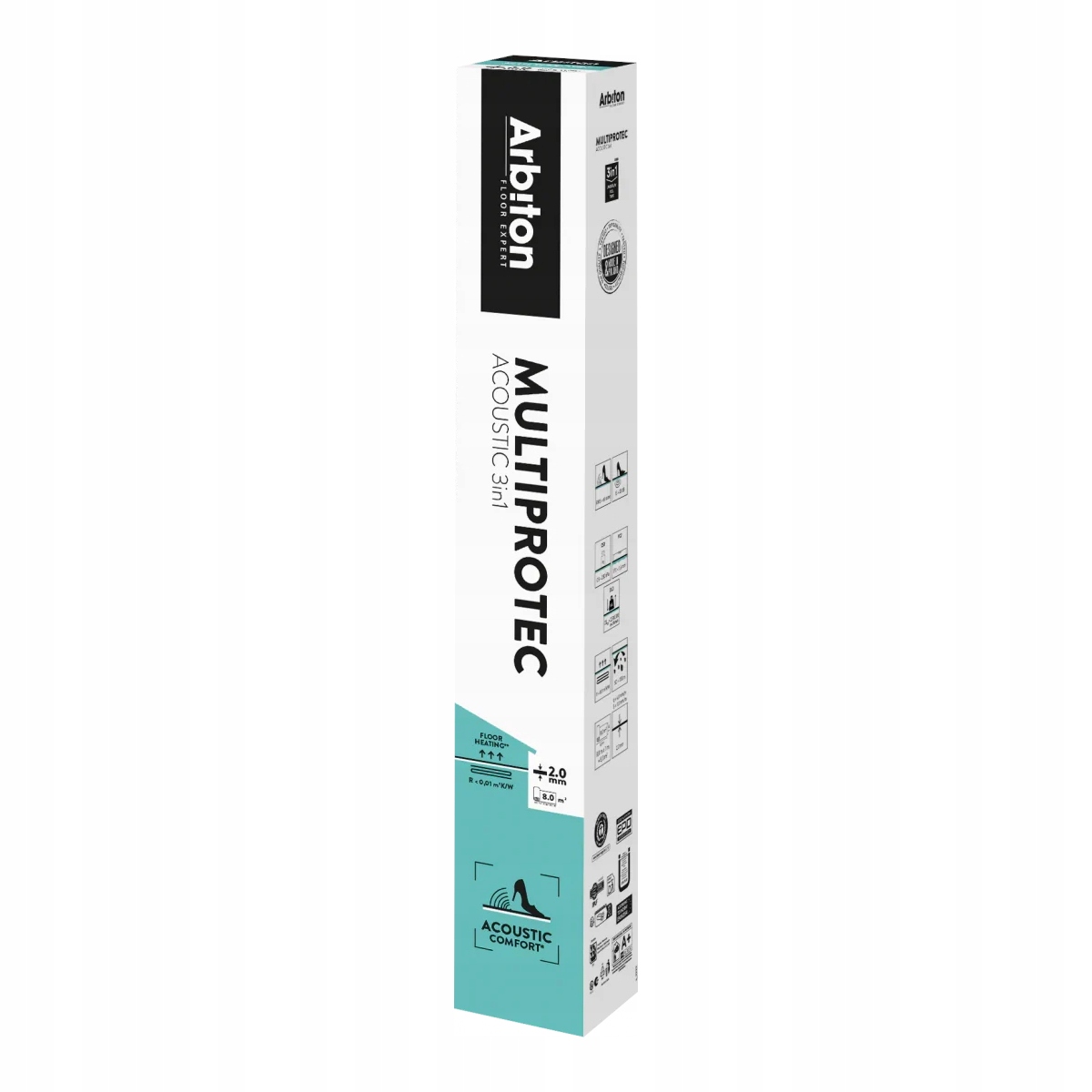 Podkład pod panele Arbiton Multiprotec Acoustic 3w1