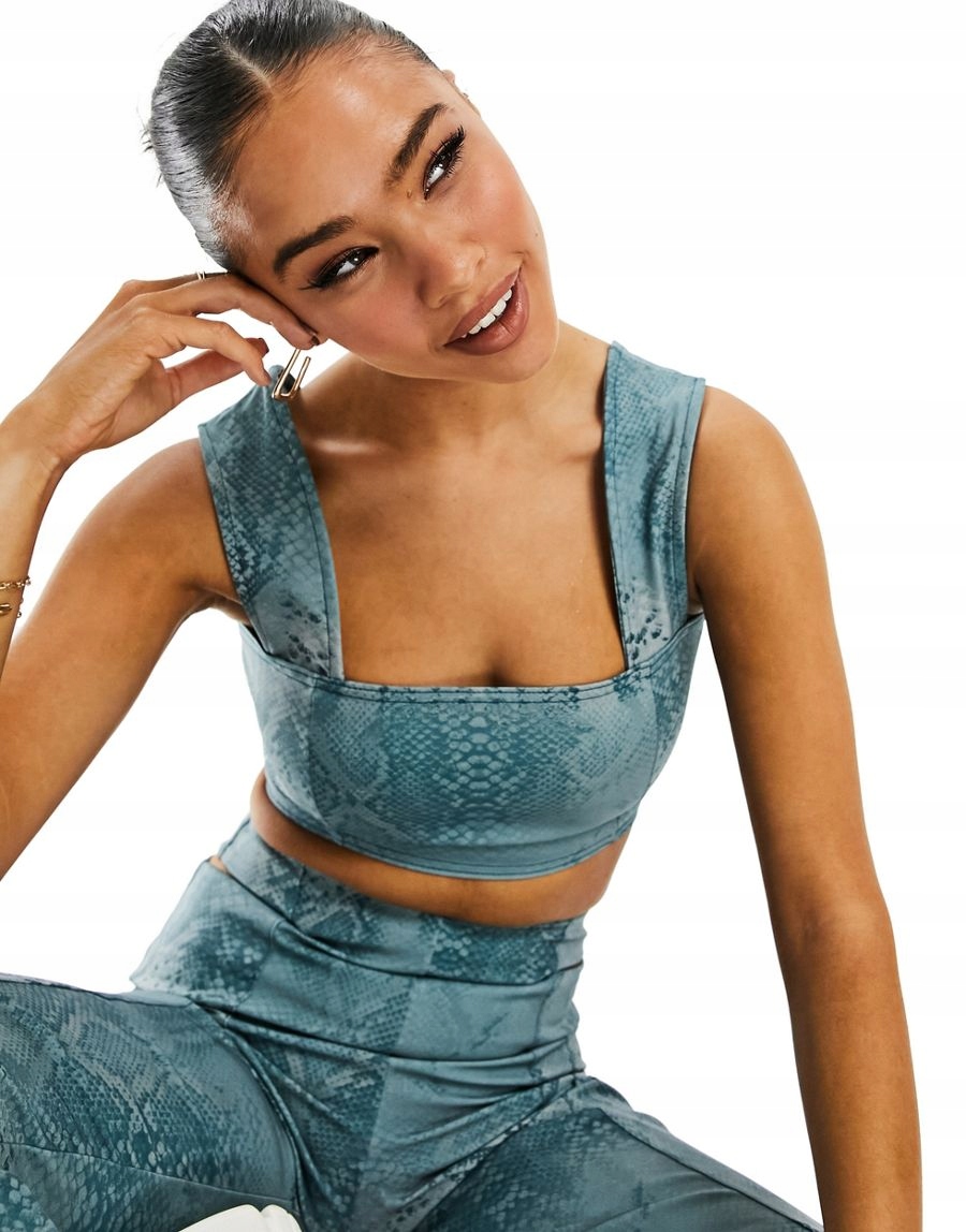 Asyou Crop Top Wzór Zwierzęcy Damski 36 Rzv