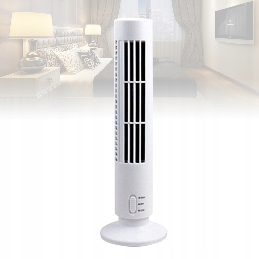 MOCNY WENTYLATOR PODŁOGOWY WENTYLATOR USB MISS PRZENOŚNY PIONOWY Model 13263108