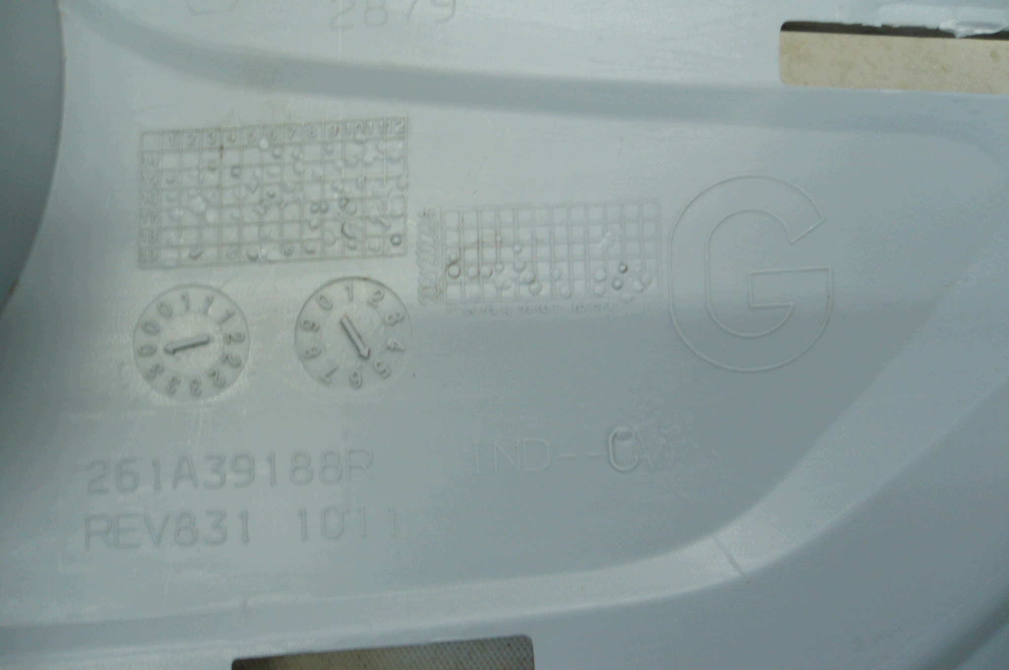 DACIA LODGY STEPWAY 12-> grid of a bumper left front