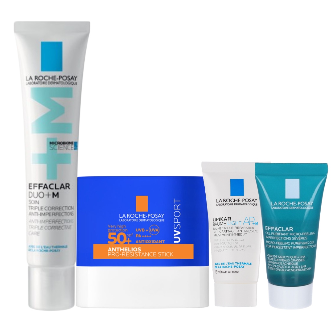 La Roche-Posay Effaclar Duo+ M Krem 40ml Anthelios Sztyft SPF50+10ml