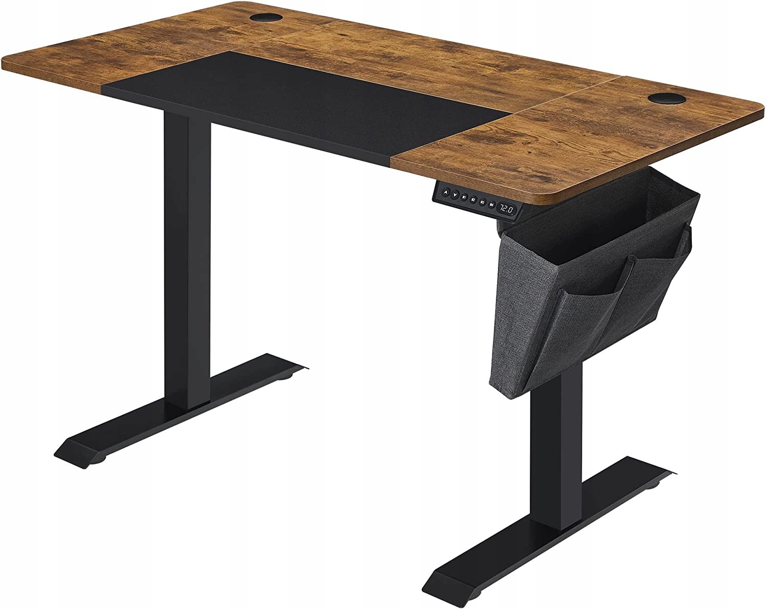 Biurko gamingowe z regulacją wysokości 120 cm Loft