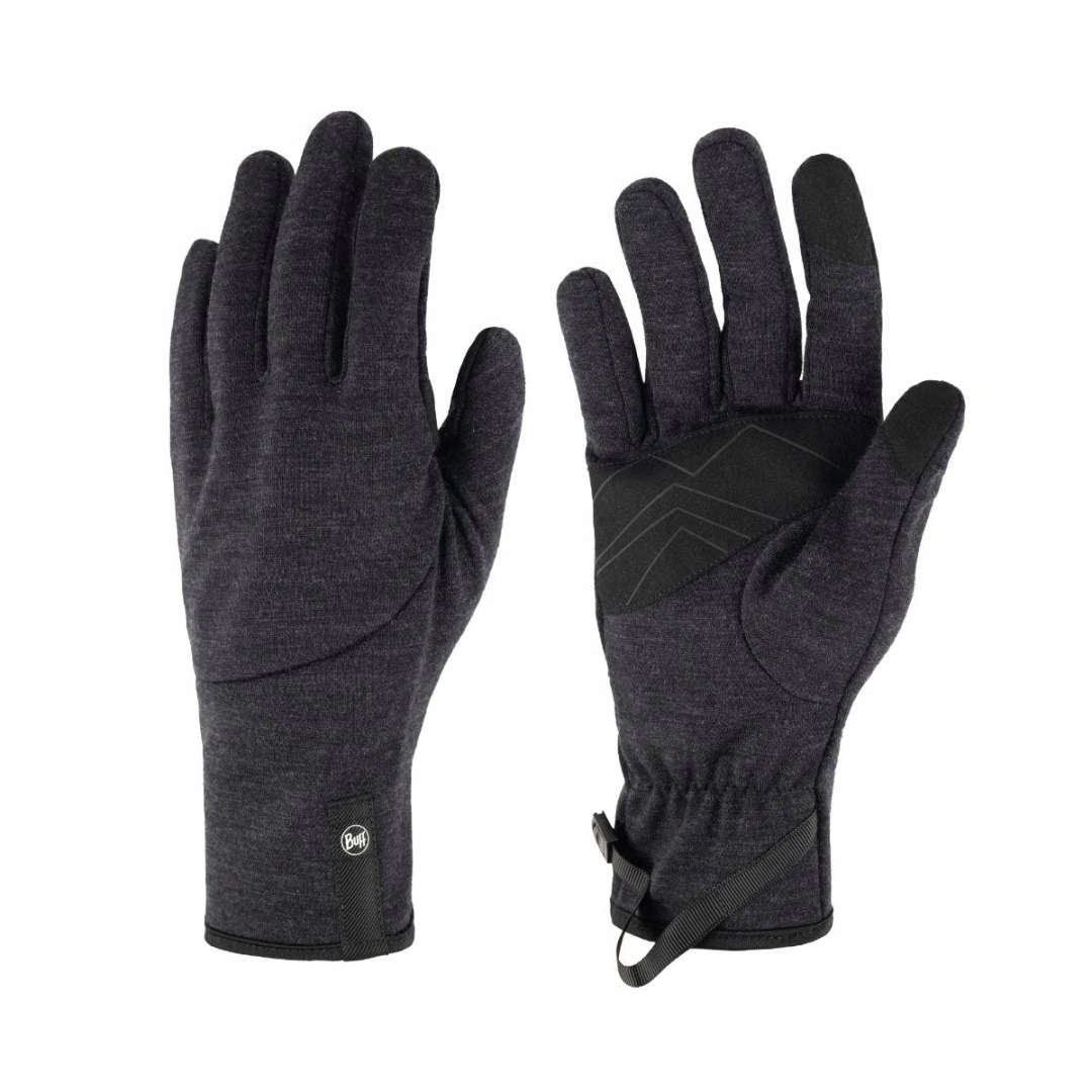 Rukavice Z Merino Vlny Buff Merino Fleece Černé Vel. M