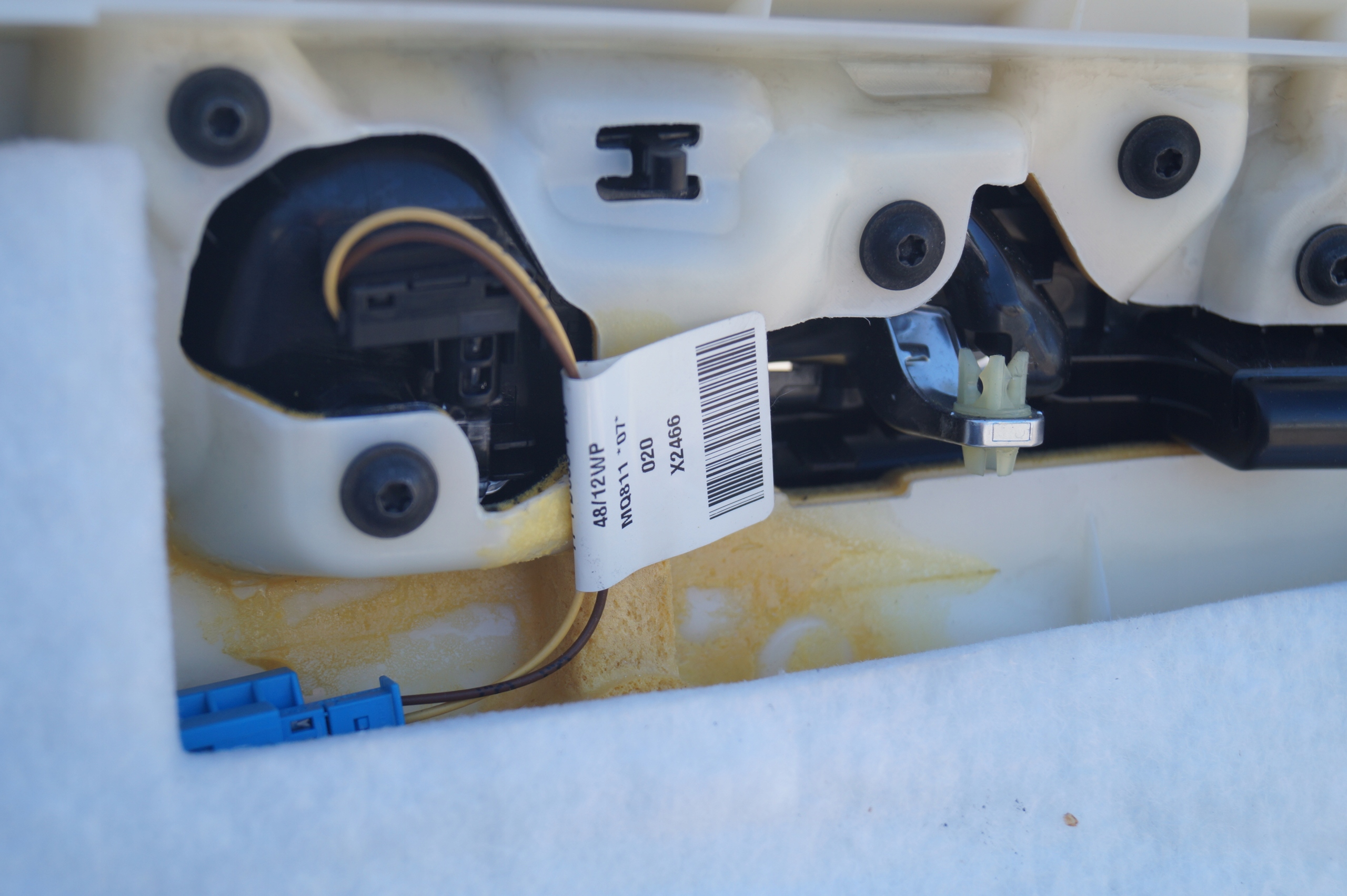 side door rear part left DEKOR MERCEDES ML W166 A166