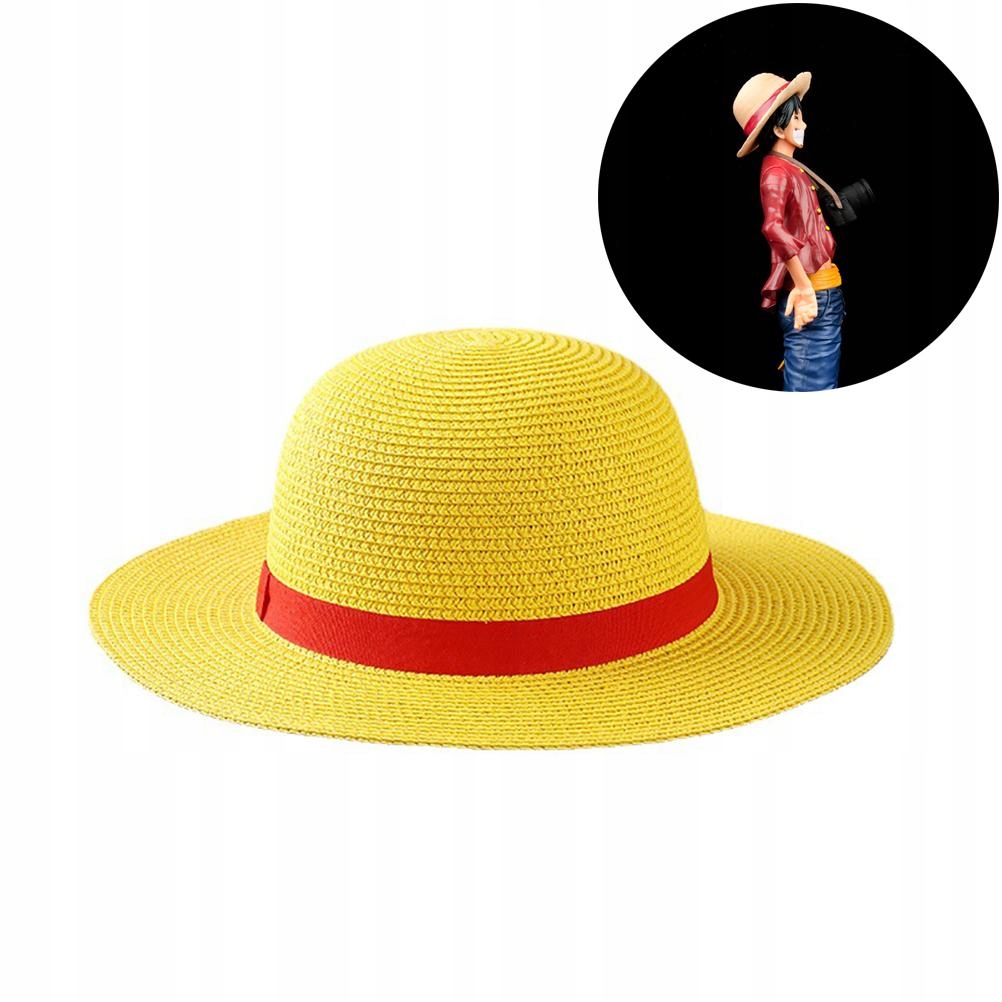 Luffy Straw Hat Anime Cartoon Character Cosplay 14019961337 - Allegro.pl