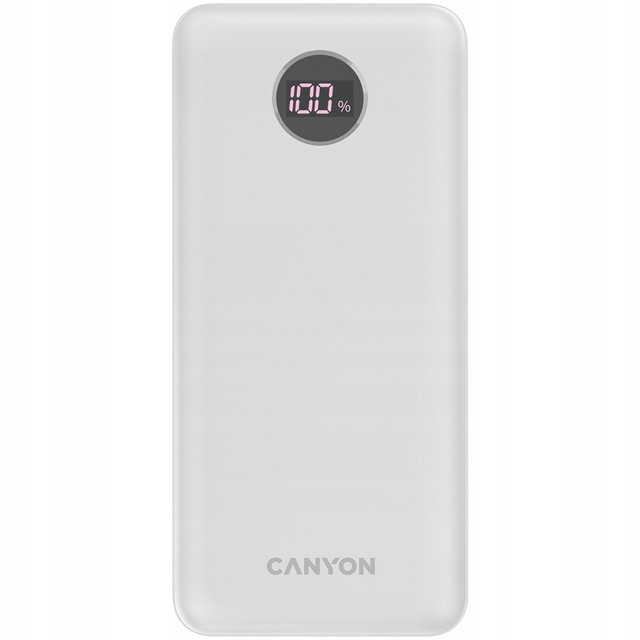 Canyon PB-2002 Biały 20000mAh QC PD 20W Biały