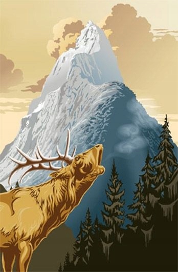 

Szczyt Góry - fototapeta 115x175 cm