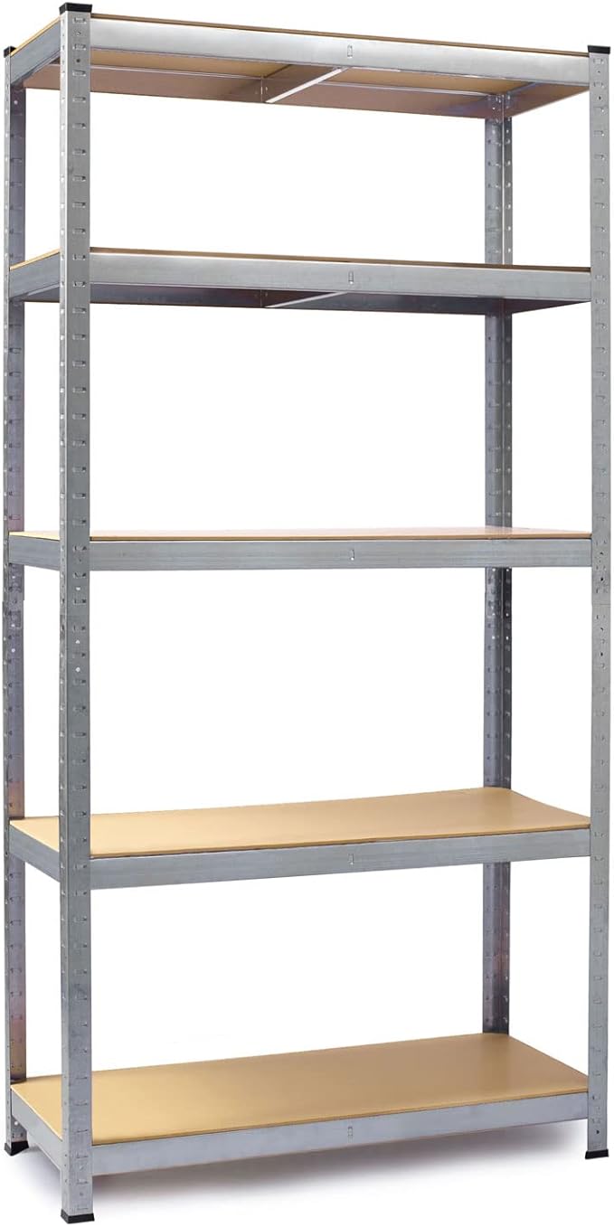 Dílenský regál Humberg 150x75x30 cm 5 polic 625 kg bezšroubový